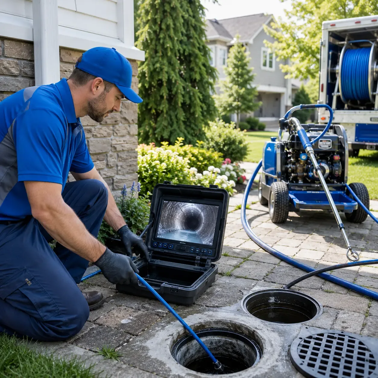 Outdoor drain cleaning professionals serving Whitingham, VT